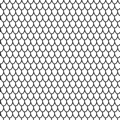 Printable Fish Scale Pattern